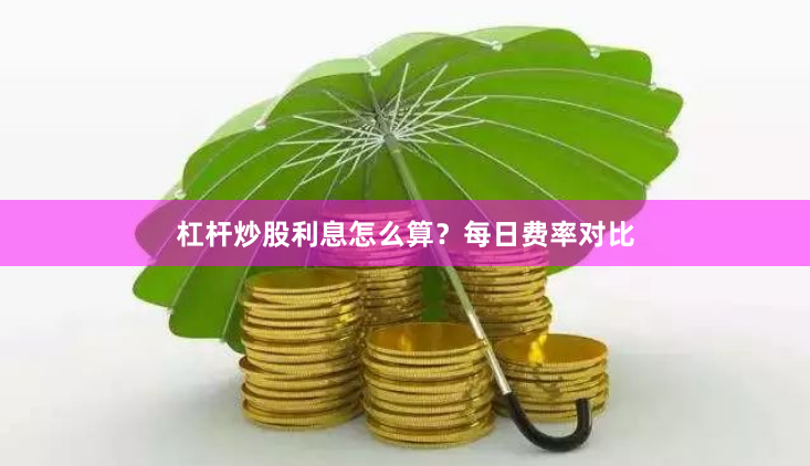 杠杆炒股利息怎么算？每日费率对比